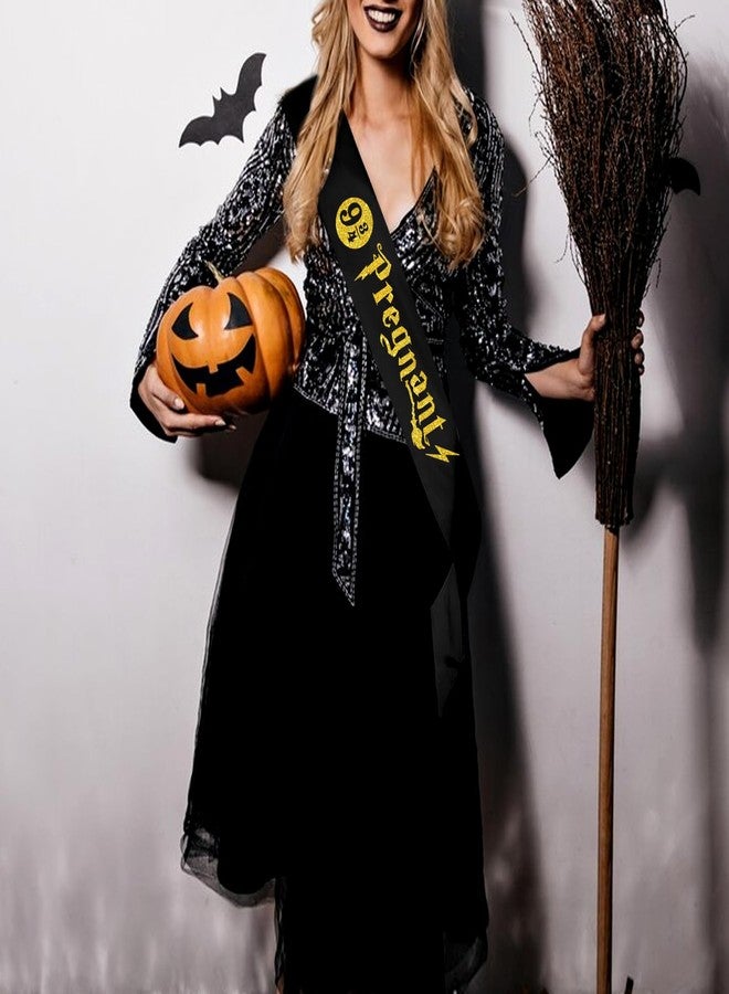 PYQWA 9 3/4 Pregnant Sash - Witch or Wizard Gender Reveal Mommy to Be Sash - Magical HP Welcome Baby Muggle Party Decorations - Image 5